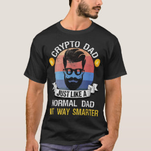 T-shirt Bitcoin Dogecoin Crypto    PapaComme Un D Normal