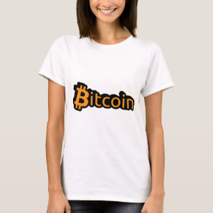 T-shirt Bitcoin dollar écriture