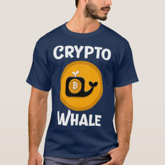 T-shirt Bitcoin Drôle Crypto Whale