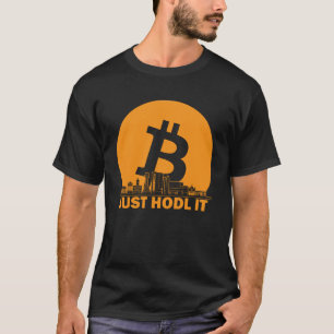 T-shirt Bitcoin Édimbourg Skyline Édimbourg Bitcoin Maxim