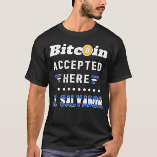 T-shirt Bitcoin El Salvador Cryptomonnaie Crypto Btc Lega