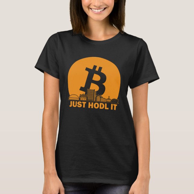 T-shirt Bitcoin Glasgow Skyline  Glasgow Bitcoin Maximalis (Devant)