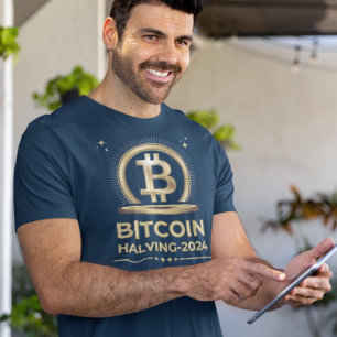 T-shirt BITCOIN HALVING 2024 Crypto Devise numérique