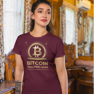T-shirt BITCOIN HALVING 2024 Crypto Devise numérique