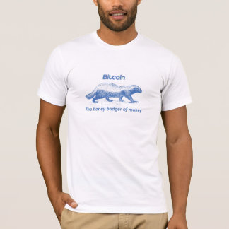 T-shirt Bitcoin - le blaireau de miel de l'argent