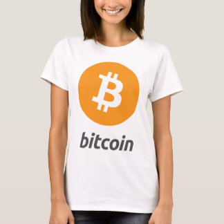 T-shirt Bitcoin logo avec l'écriture