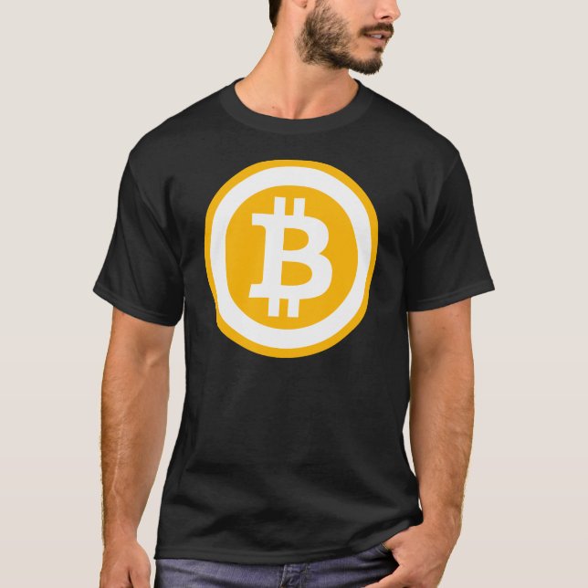 T-shirt Bitcoin Logo Graphic Print (Devant)