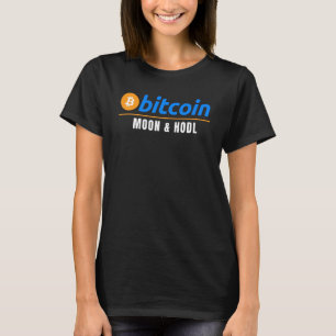 T-shirt Bitcoin Lune & Hodl Hodl Crypto Blockchain Funny B