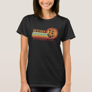 T-shirt Bitcoin Mon plan de retraite Blockchains Crypto Bi