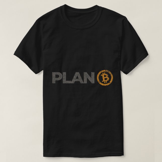 T-shirt Bitcoin Plan B Crypto HODL BTC Cryptomonnaie Bitc (Design devant)