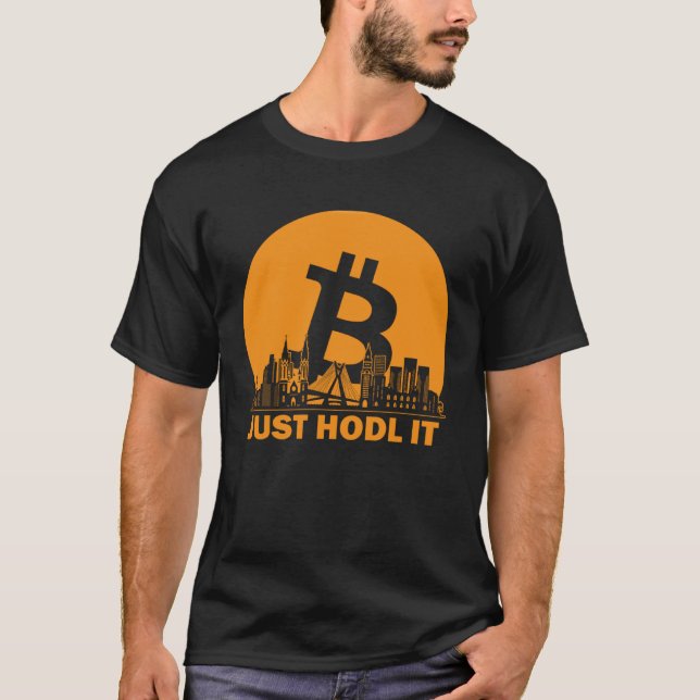 T-shirt Bitcoin São Paulo Skyline São Paulo Bitcoin Maxim (Devant)