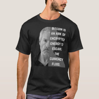 T-shirt Bitcoin T, Cadeaux Crypto, Michael Saylor Bitcoin 