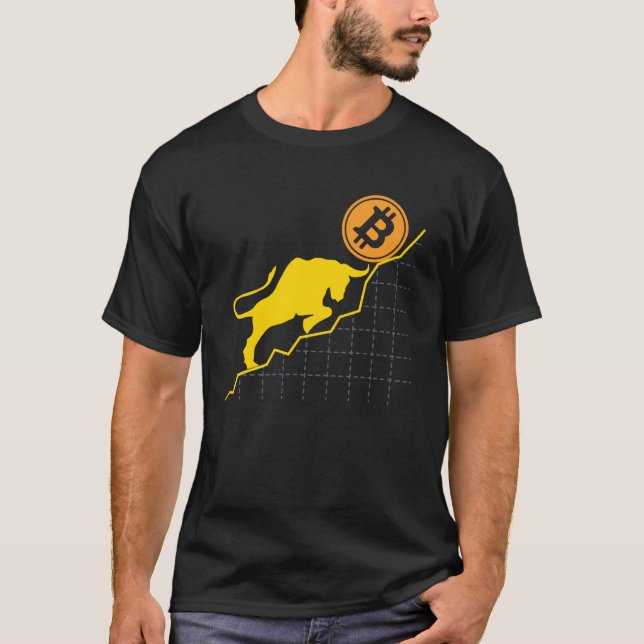 T-shirt Bitcoin Trader Crypto Asset Trader Bull Bullish Tr (Devant)