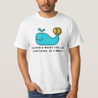 T-shirt Bitcoin Whale Crypto Investisseur & BTC Trading De