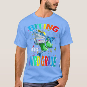 T-shirt Bite Into the Third GradeBack to School Shark For