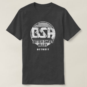 T-shirt Bitter Sweet Alley (BSA Vintage) NOIR Logo