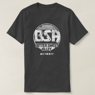 T-shirt Bitter Sweet Alley (BSA Vintage) NOIR Logo