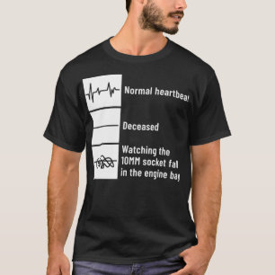 T-shirt Bizarre cardiaque mécanique quand 10mm Socket Go