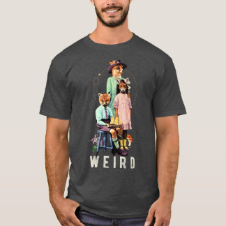 T-shirt Bizarre et amusant pour le design Premium