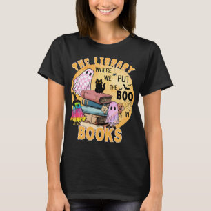 T-shirt Bizarre libraire Halloween avec nom sur le dos
