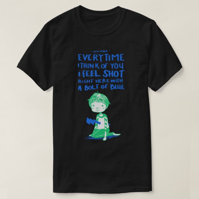 T-shirt Bizarre Love Triangle - Illustration de nouvel ord (Design devant)