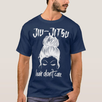 T-shirt BJJ Girls Jiu Jitsu Cheveux Dont Soins Messy Bun W