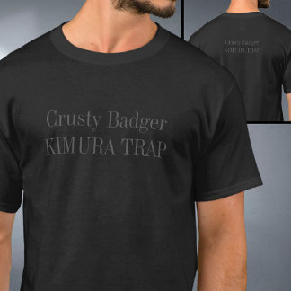 T-shirt BJJ Jiu Jitsu Kimura Trap noir