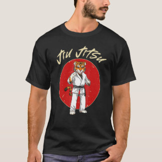 T-shirt Bjj Tiger  Jiu Jitsu Brésilien Et Grappling