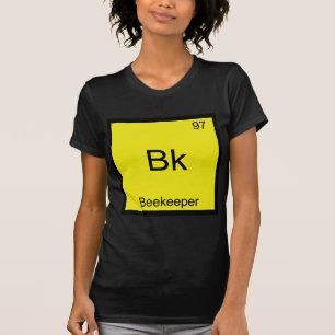 T-shirt Bk - pièce en t drôle de symbole d'élément de