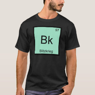 T-shirt Bk - Symbole de l'élément de chimie Blitzk