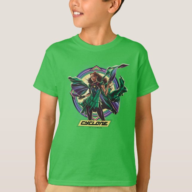 T-shirt Black Adam | Cyclone Character Graphic (Devant)