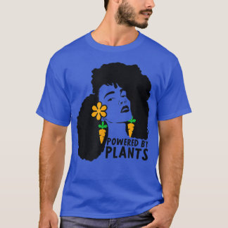 T-shirt Black African American Woman Vegetarian  African C