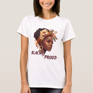 T-shirt Black and proud