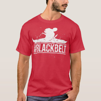 T-shirt Black Belt Hashtag mêlé arts martiaux