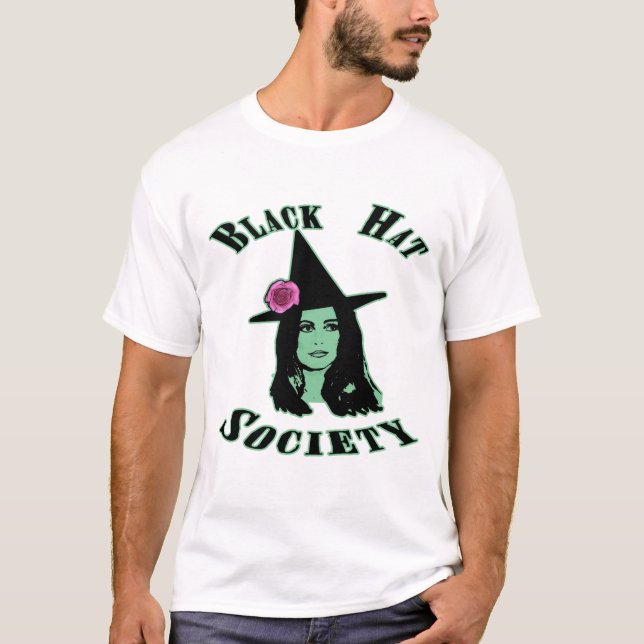 T-shirt Black Casquette Society Halloween Witch (Devant)