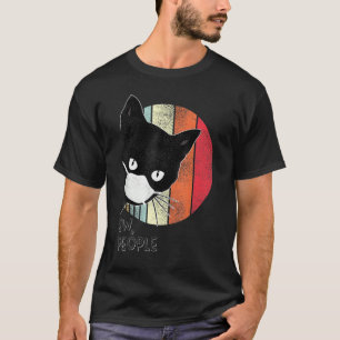 T-shirt Black Cat Ew Personnes Couleur claire graphique