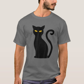 T-shirt Black Catteaches You Magic