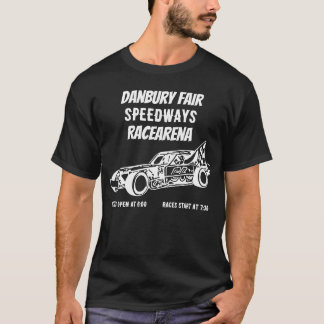 T-shirt Black Danbury Fair Racearena Speedway 1-Side Tee!