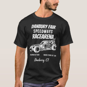 T-shirt Black Danbury Fair Racearena Speedway 1-Side Tee!