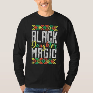 T-shirt Black Daughter Magic African American Pride Women