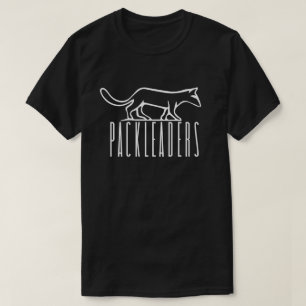 T-shirt *Black* de pièce en t de logo de PackLeader des