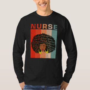 T-shirt Black Educated Melanin Nurse Black History Mois A