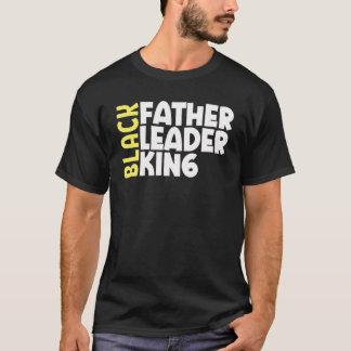 T-shirt Black Father King Fathers Day Papa Matter Husband