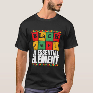 T-shirt Black Father The Essential Elet Father'S Day