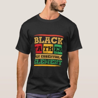 T-shirt Black Father The Essential Elet Father'S Day Black