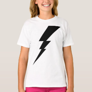 T-shirt Black Flash Lightning Bolt pour enfants
