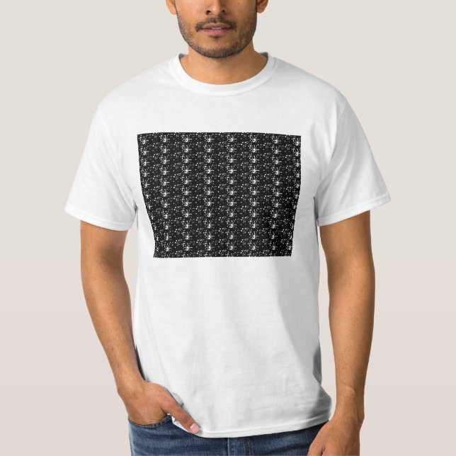 T-Shirt Black Glitter (Front)