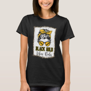 T-shirt Black Gold Game Day Group pour le football du lycé