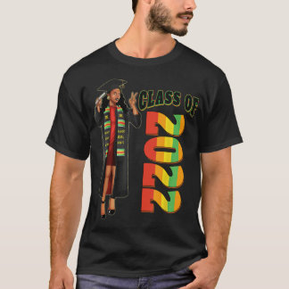 T-shirt Black Grad Seniors Classe De Graduation De 2022 No