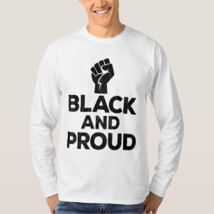 T-shirt Black Histoire Mois Power Cadeaux Femmes Hommes En